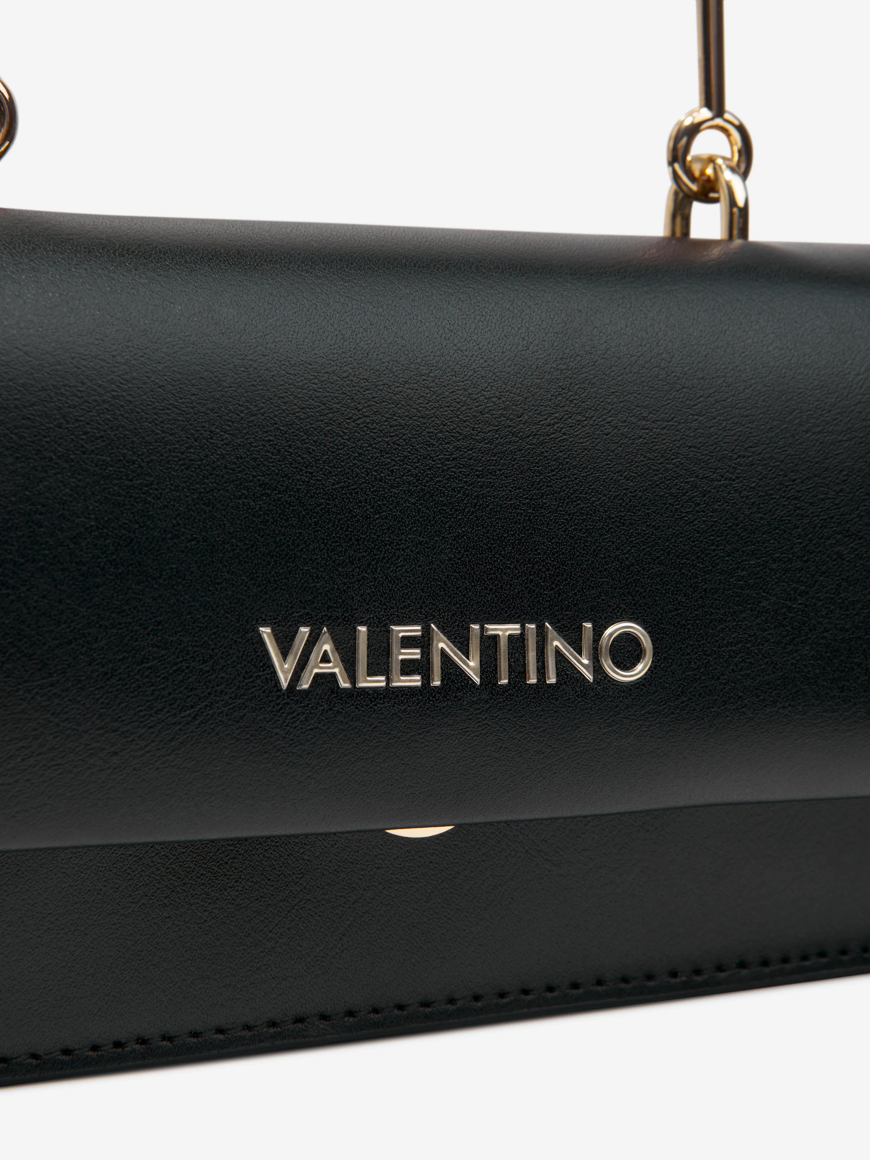 Valentino Girls Sand Satchel Bag in Black