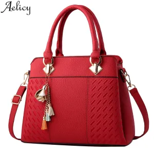 Women Pattern Leather Shoulder Bag Clutch Purses Ladies